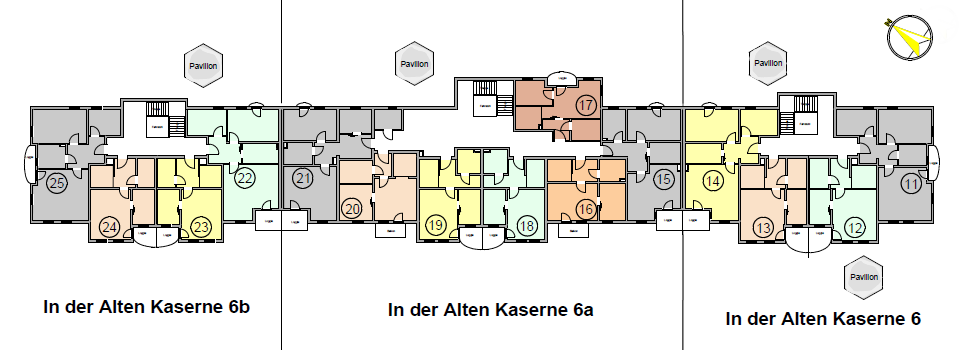 Seniorenwohnanlage Burg - Wohnungen im 1. Obergeschoss